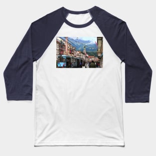 Artistic Innsbruck Street Scene Baseball T-Shirt